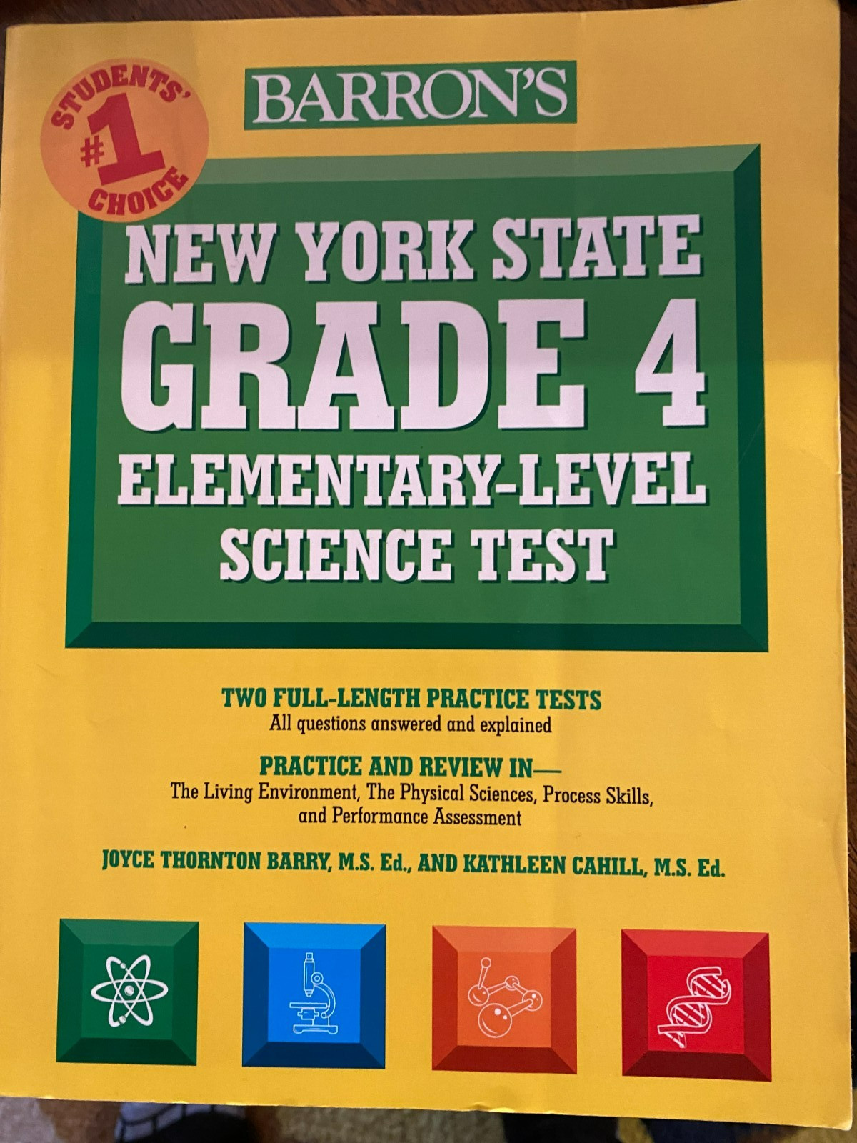 Barron’s Test Prep NY Ser.: New York State Grade 4 Elementary-Level Science Test