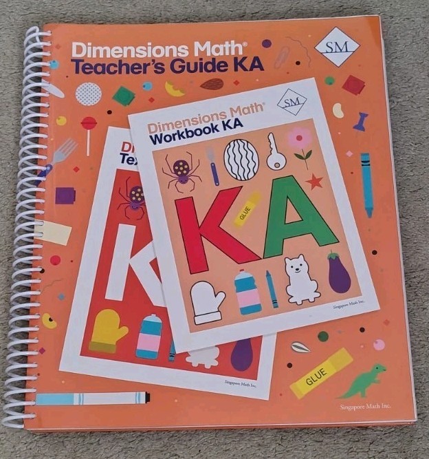 Dimensions Math Teacher’s Guide KA | Singapore Math Inc. [Spiral-bound]