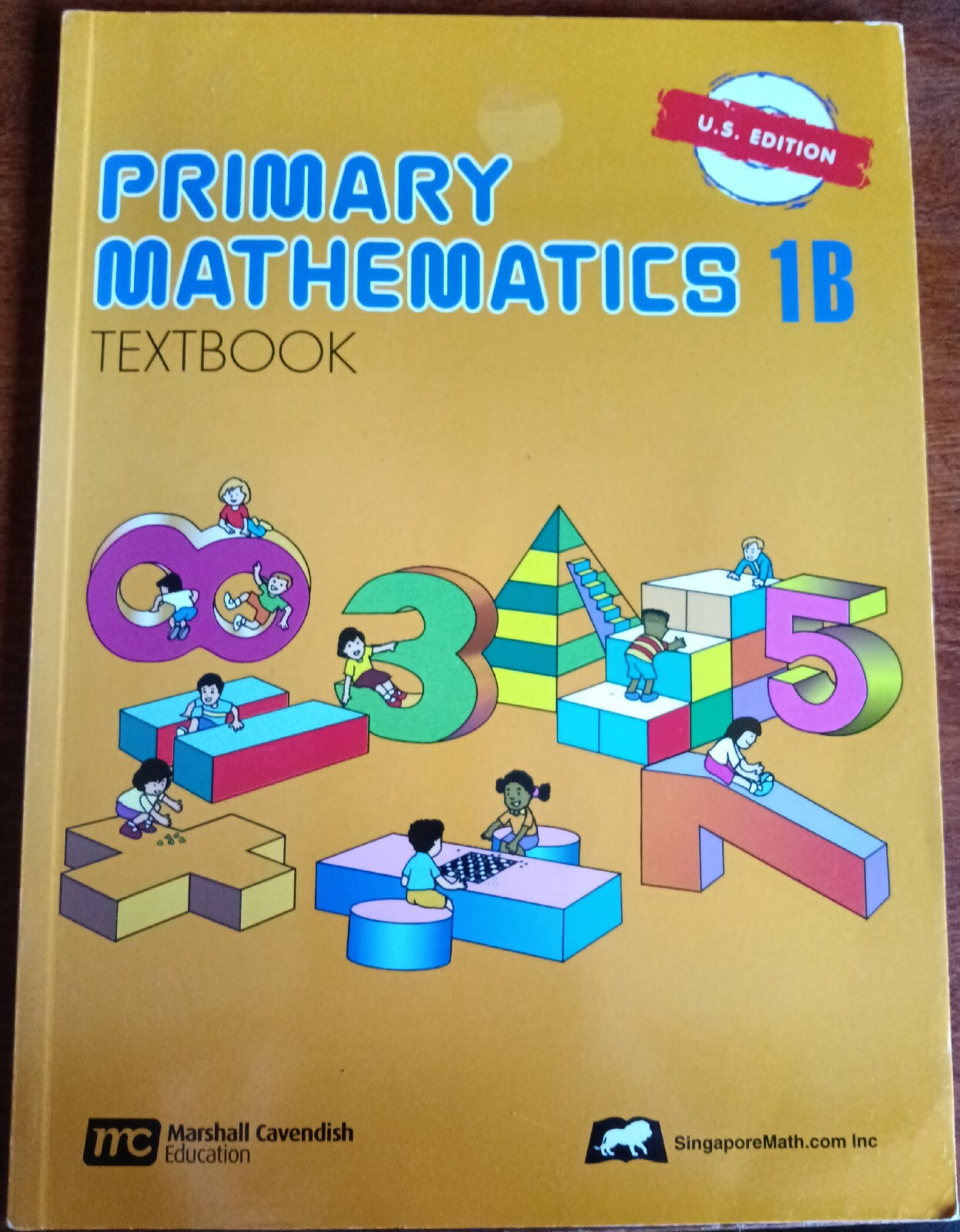 Singapore Primary Mathematics 1B Textbook US Edition Homeschool Math Curriculum