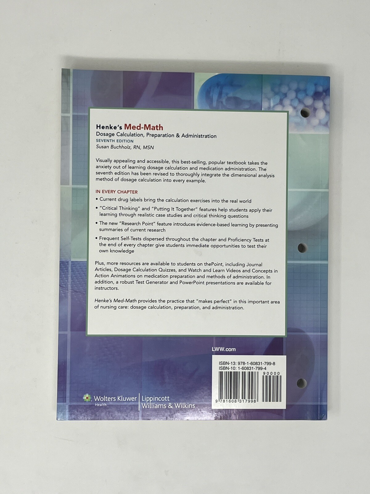 Med-Math : Dosage Calculation, Preparation and Administration by Susan Buchholz
