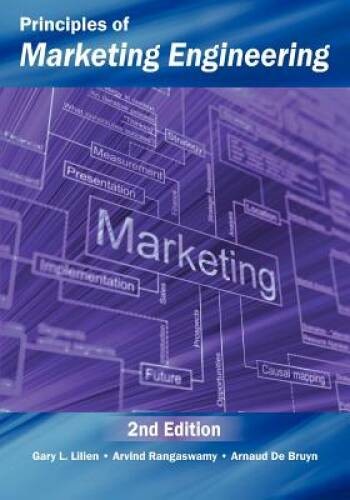 Principles of Marketing Engineering 2nd Edition – Paperback – VERY GOOD