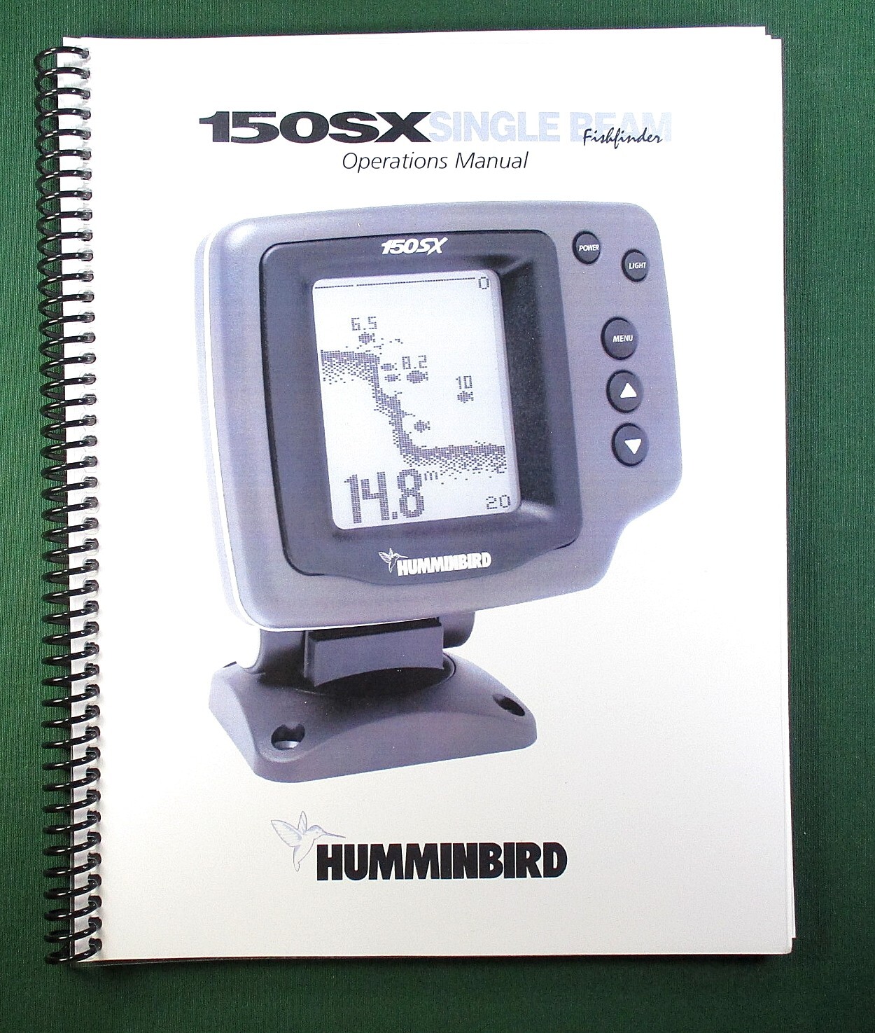 Humminbird 150SX Instruction Manual: 36 Pages & Protective Covers!