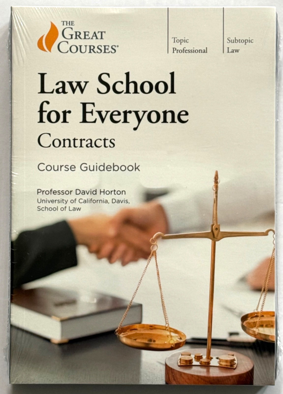 Great Courses : Law School for Everyone Contracts by Horton Book & DVDs 2019 NEW