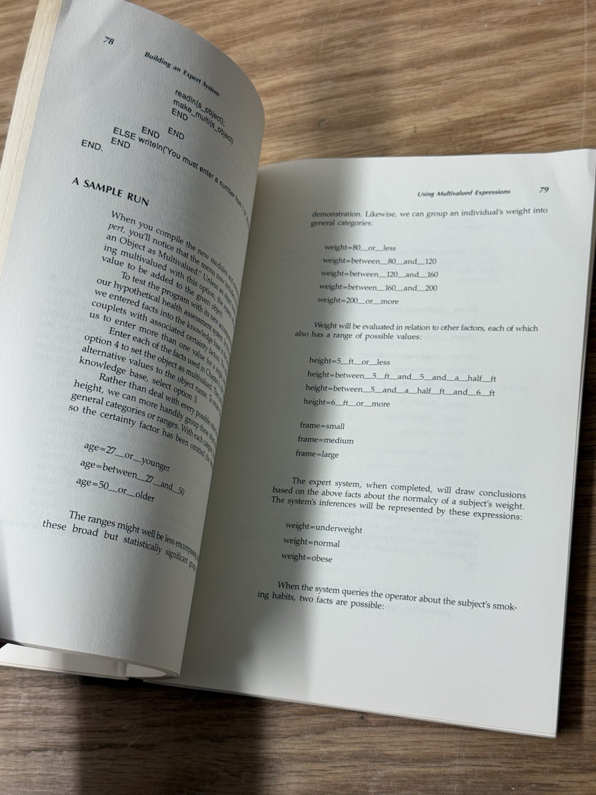 Programming Expert Systems in PASCAL Brian Sawyer Foster Manual Reference Guide