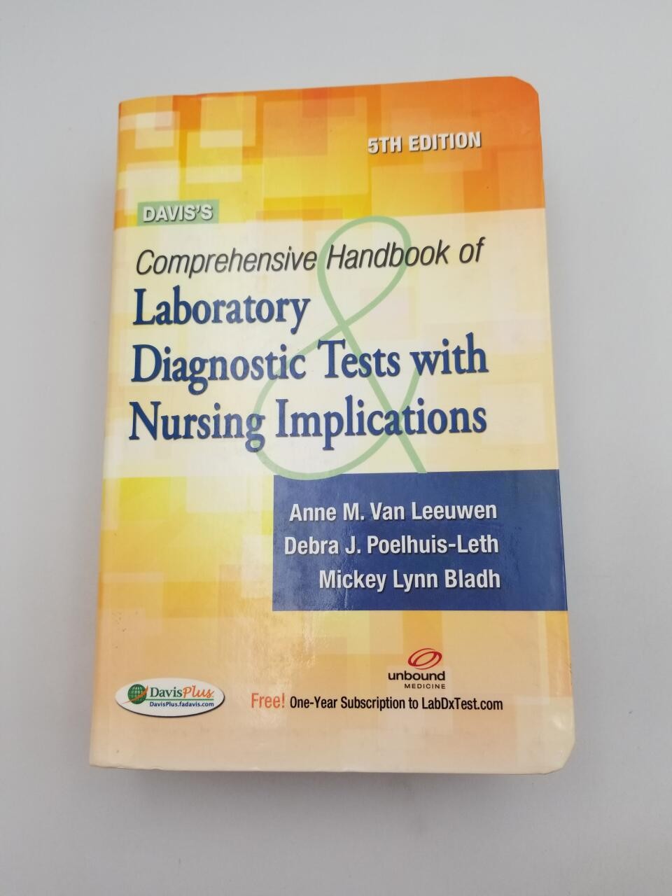 Davis’s Comprehensive Handbook of Laboratory and Diagnostic Te…