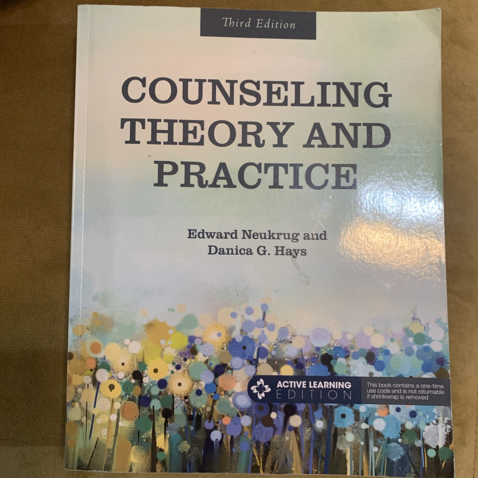 Counseling Theory and Practice – Paperback By Neukrug, Edward – VERY GOOD
