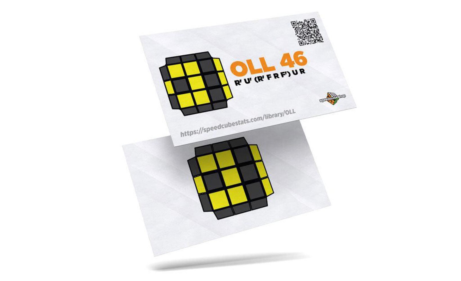 CFOP Speedcubing Algorithm Flashcards (Professional Technique)