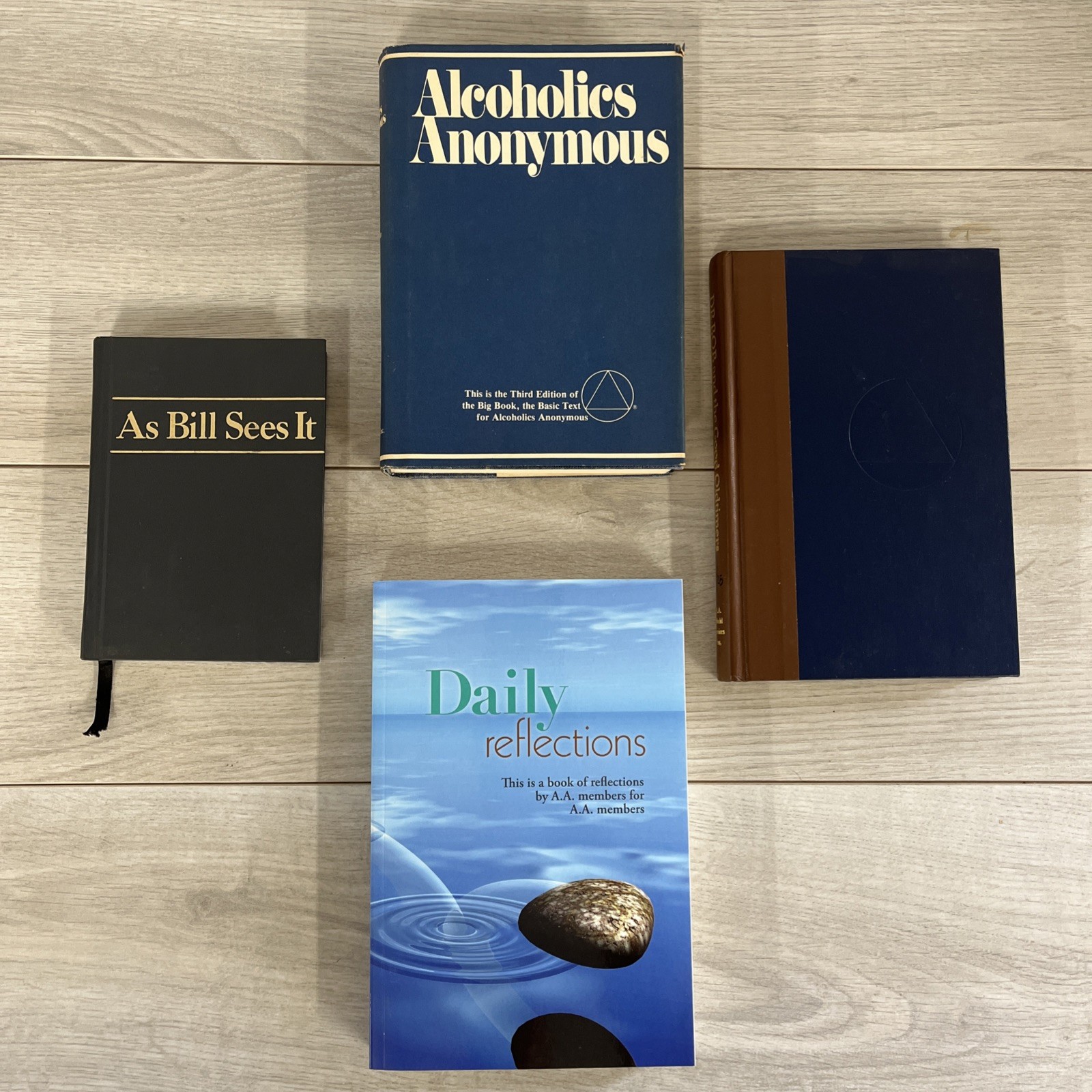 Lot Of 4 AA Literature , Big Book 3rd Ed 23rd Print, Dr Bob And The Good Oldtime