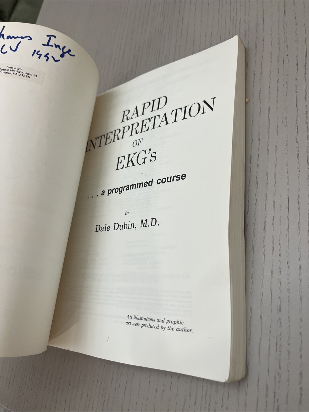 Rapid Interpretation of EKG’s by Dale Dubin 4th edition