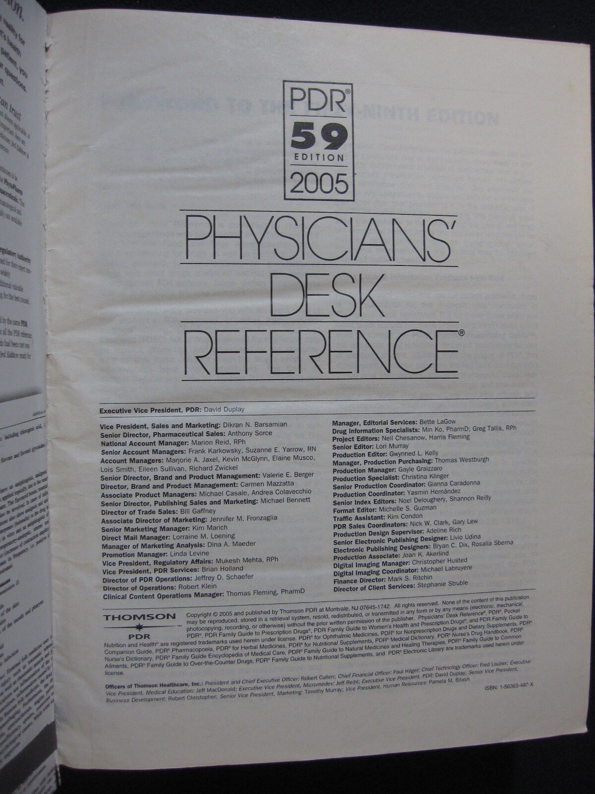 2005 Physicians’ Desk Reference [Hardcover] pdr-staff-pdr-staff-editor