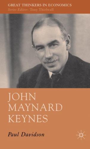 John Maynard Keynes (Great Thinkers in Economics), Davidson, P., Good Book