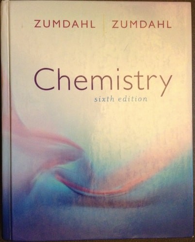 Chemistry by Zumdahl, Steven S.,Zumdahl, Susan A., Good Book