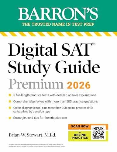 Digital SAT Study Guide Premium, – Paperback, by Stewart M.Ed. Brian – Very Good