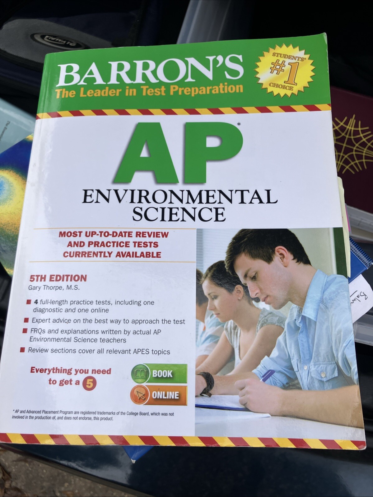 Barron’s AP Environmental Science, 5th Edition by Gary S. Thorpe