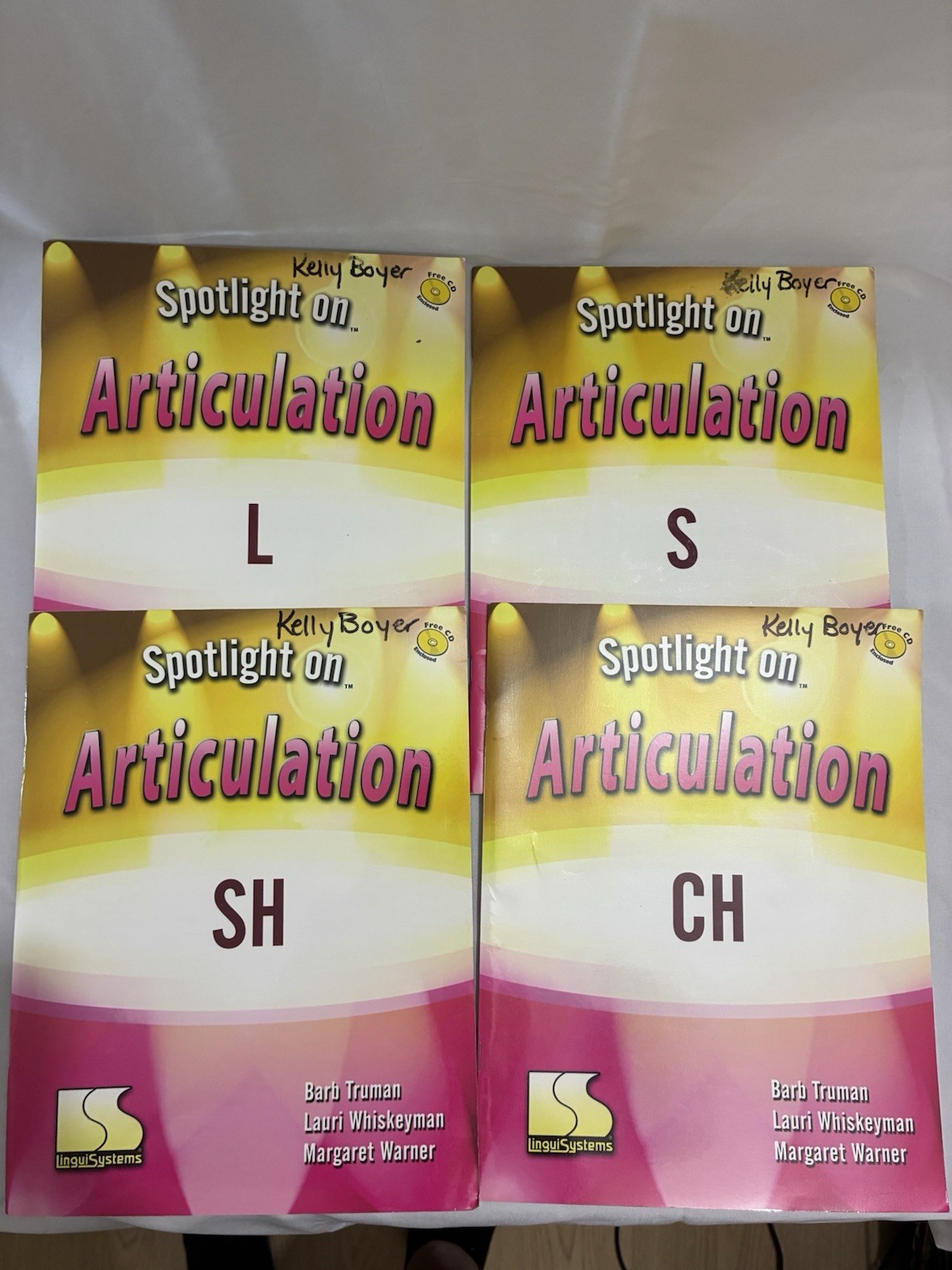 Spotlight on Articulation Bundle Speech Therapy Resource Books LinguiSystems