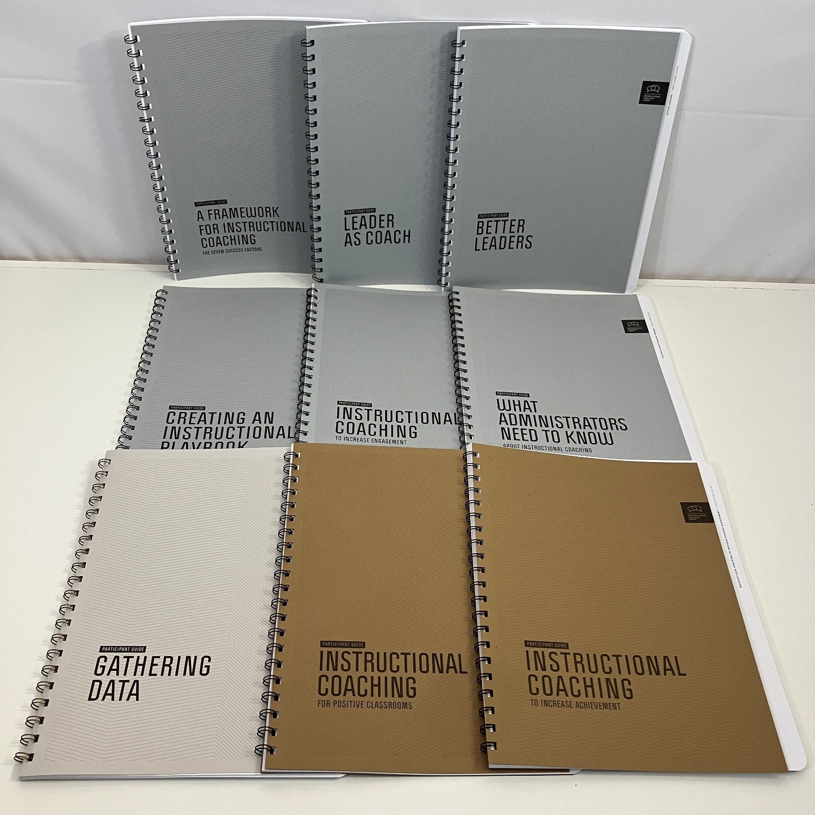 9 Instructional Coaching Group Participant’s Guides Ring Bound Lot One Fine Bird