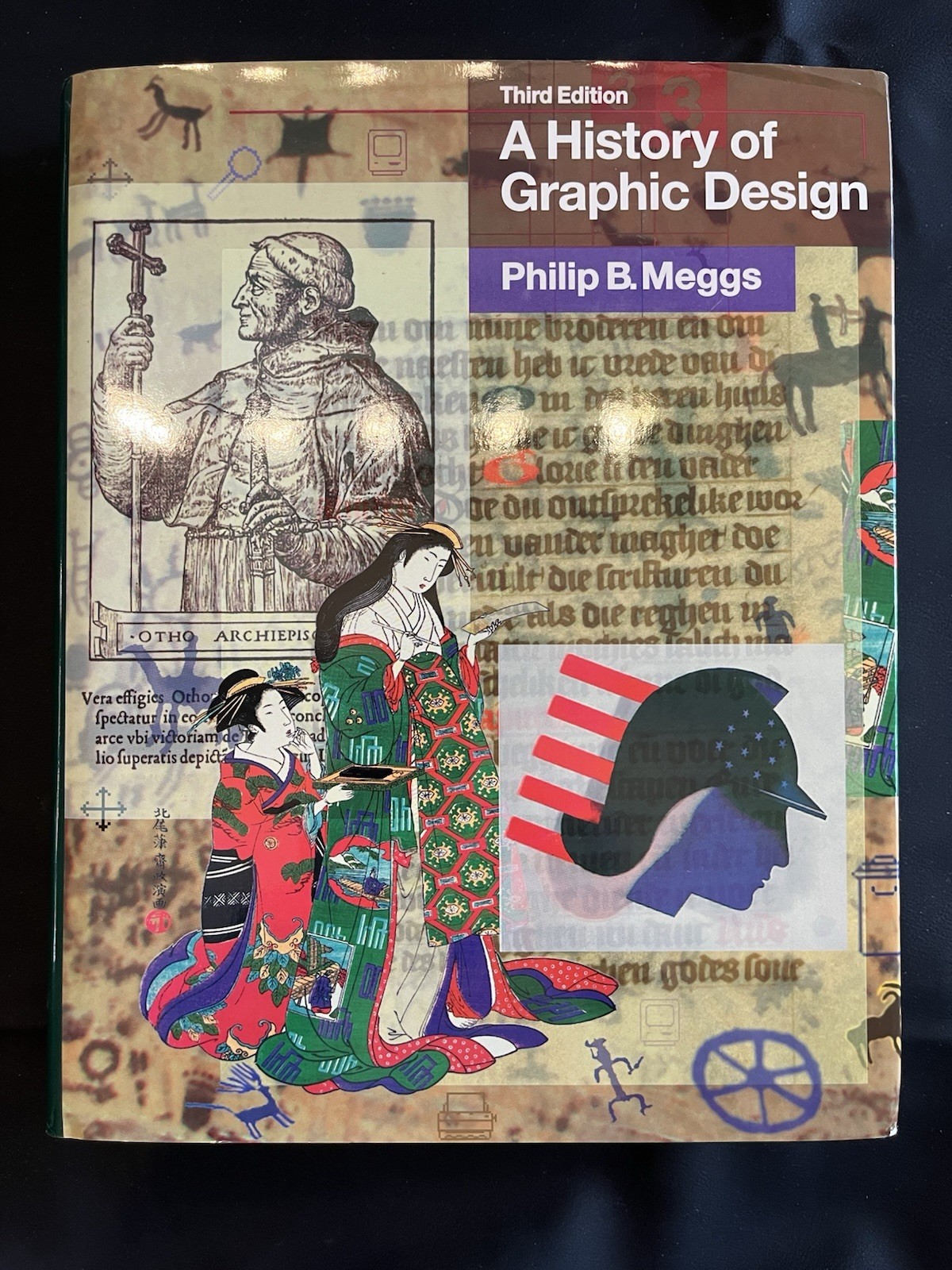 History of Graphic Design 3rd Edition Philip B. Meggs Hardcover Art Design Book