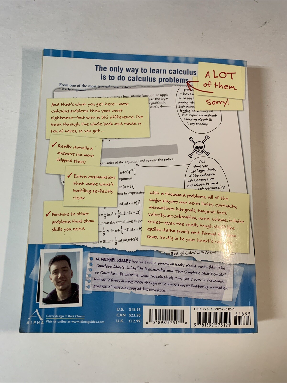 Humongous Bks. : The Humongous Book of Calculus Problems by W. Michael Kelley…
