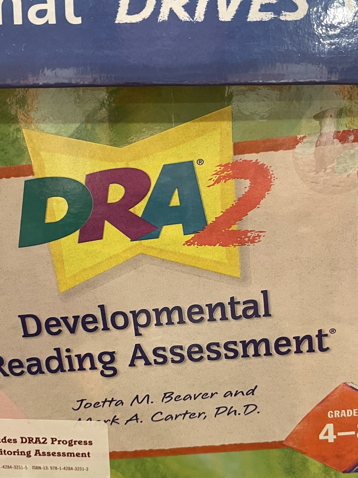 DRA2 Developmental Reading Assessment Grade 4-8 Kit, Pearson