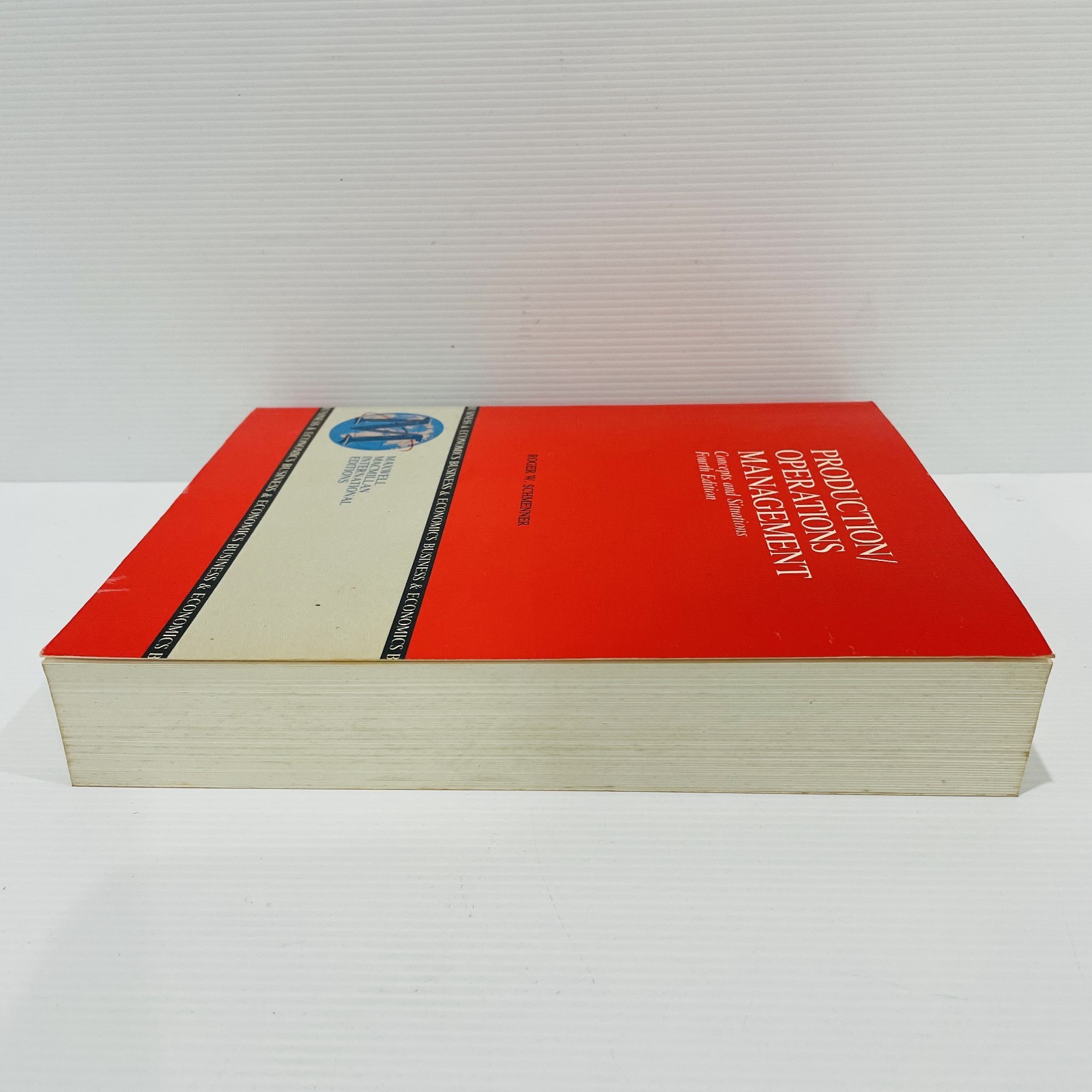 Production/Operations Management – Roger W. Schmenner (Maxwell Macmillan)