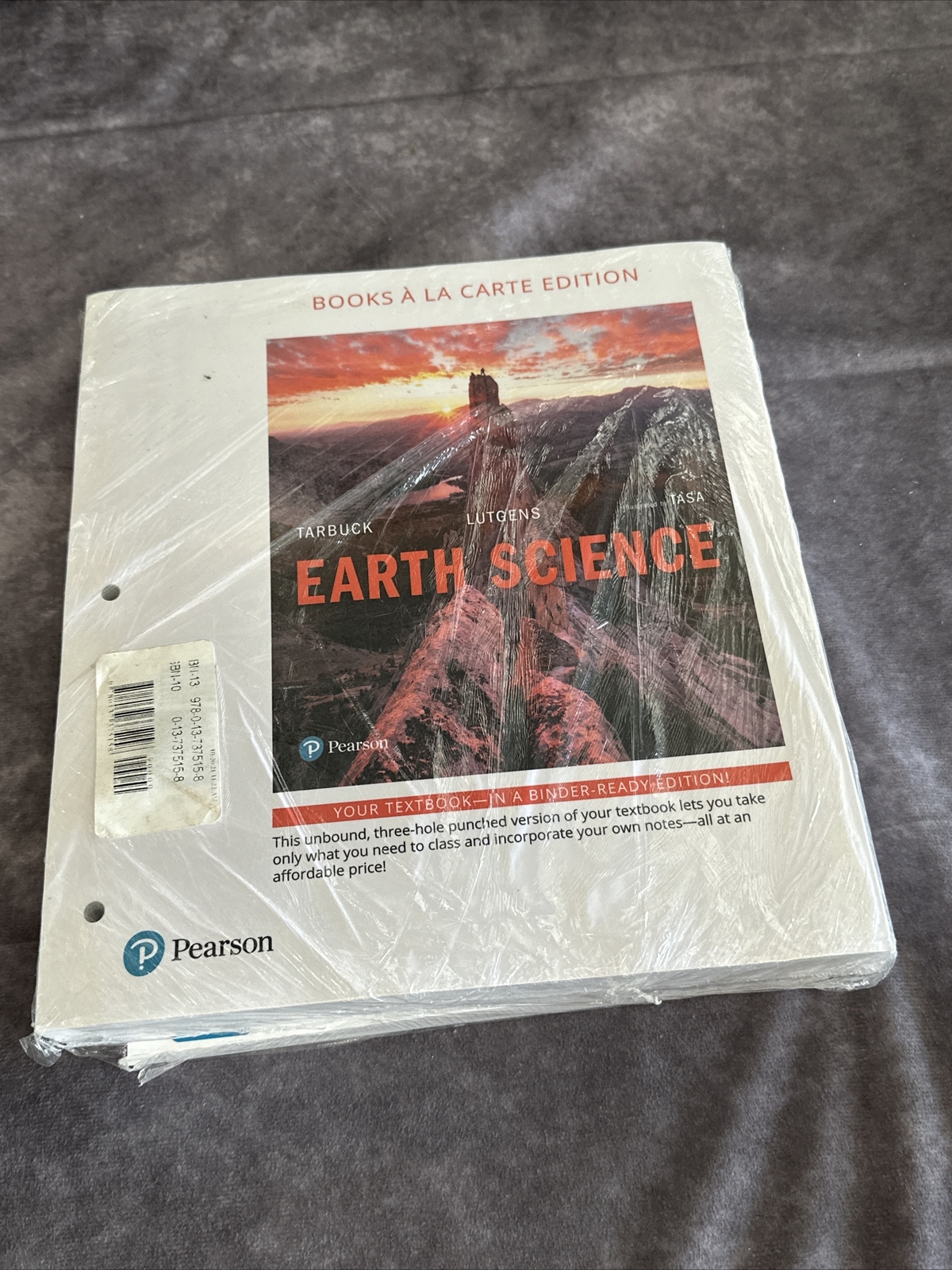 Earth Science Loose Leaf 15th Edition plus Applications and Investigations In