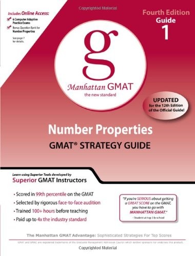 Number Properties GMAT Preparation G…, Manhattan GMAT