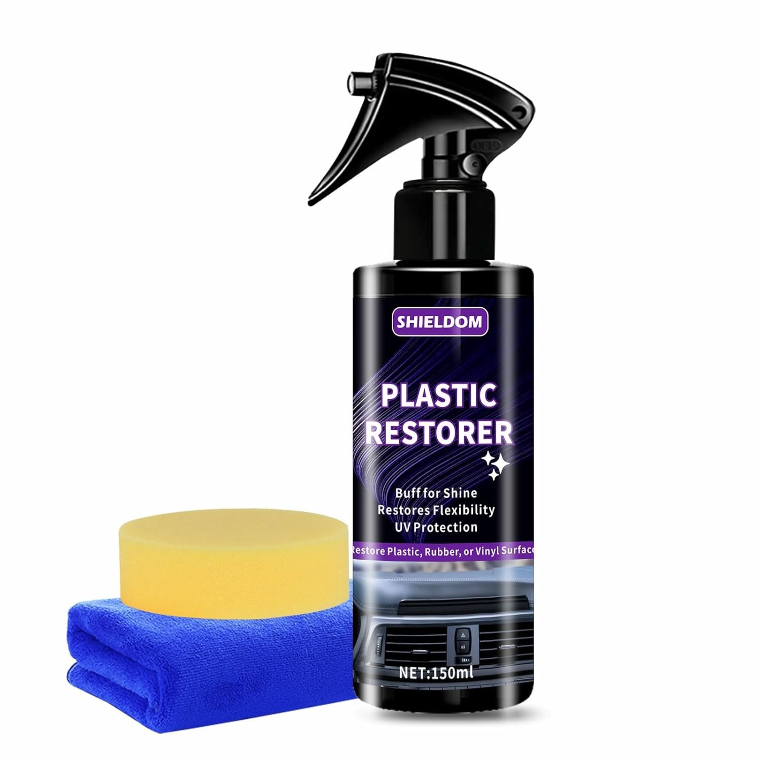 5oz Plastic Restorer Spray – High-Performance UV Protection & Non-Greasy Finish
