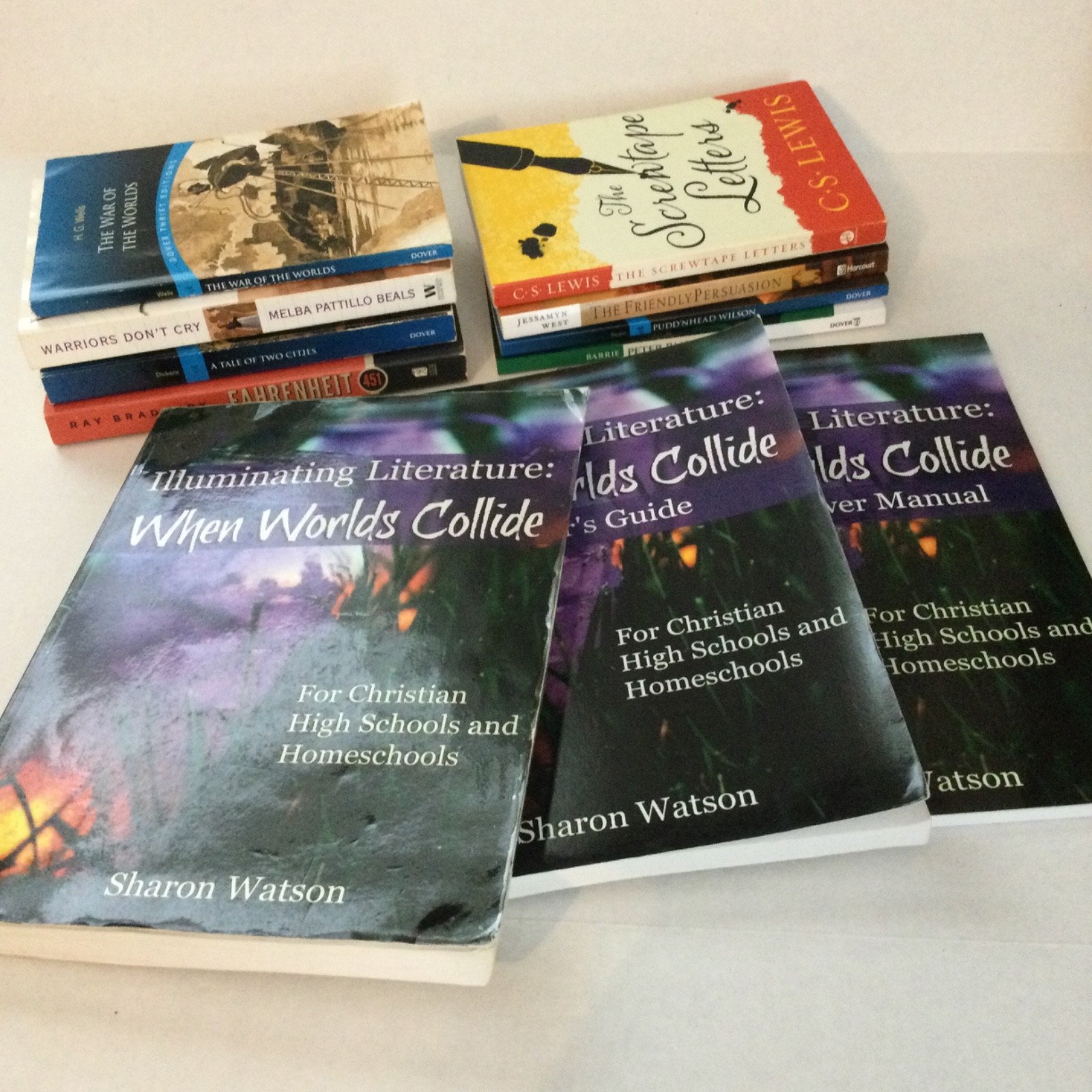Illuminating Literature: When Worlds Collide by Sharon Watson Complete Book Set