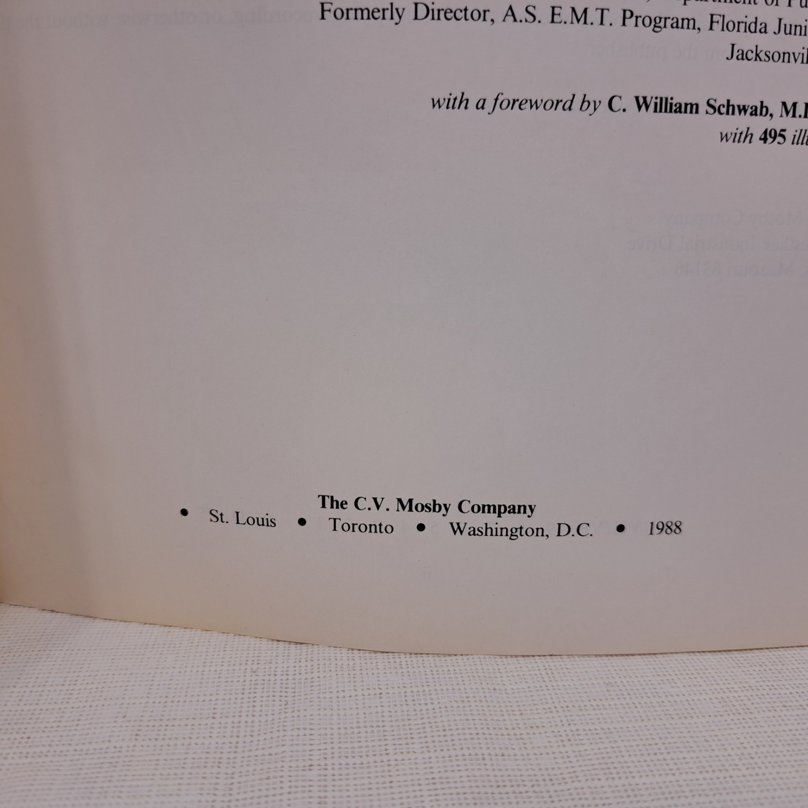 Mosby’s First Responder Second Edition By Richard L. Judd & Dwight D. Ponsell