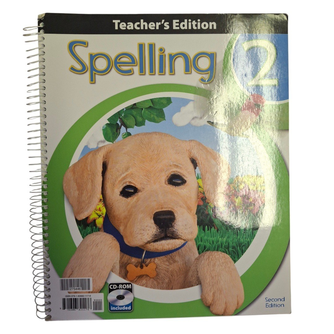 BJU Press Spelling 2 Teacher’s Edition Second Edition Grade 2 Spiral 2012 CD-ROM