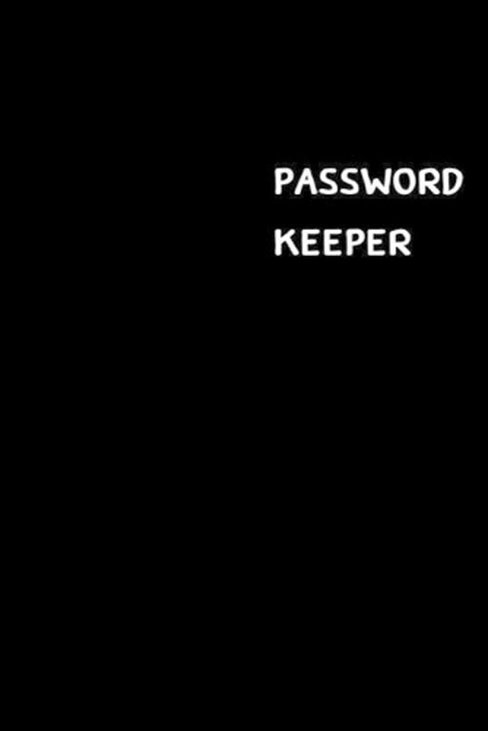 Password Keeper: Large (6 x 9 inches) – 100 Pages – Black Cover: Keep your usern