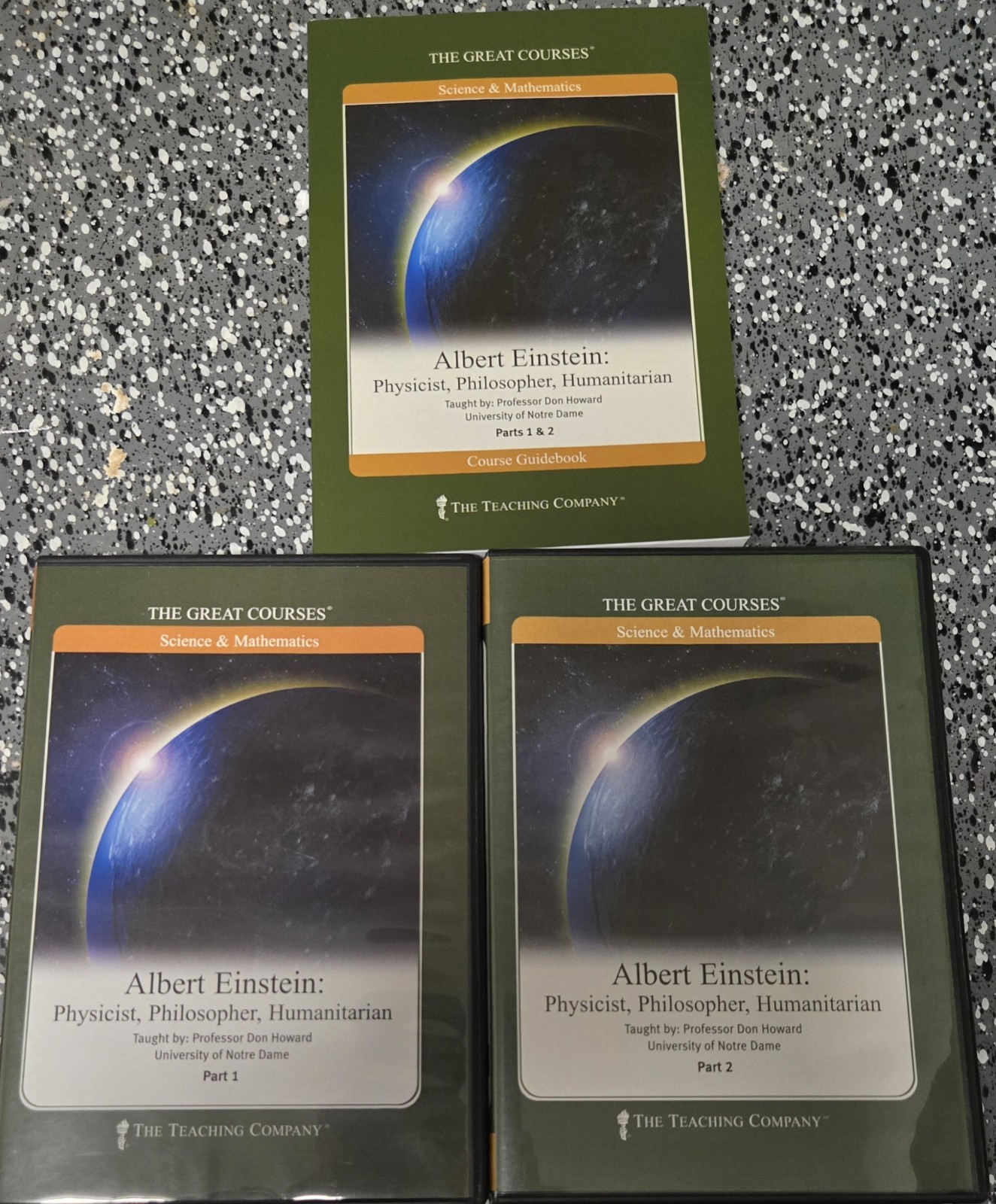 Great Courses: Albert Einstein: Physicist,Philosopher, Humanitarian-Book & Disks