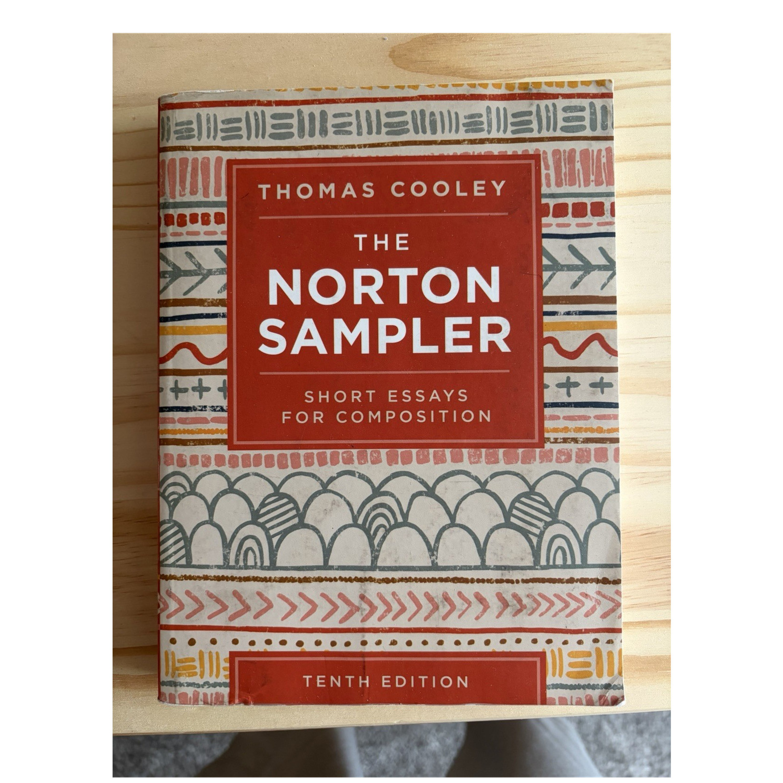 Norton The Norton Sampler Tenth Edition Hardcover by Thomas Cooley Short Essays