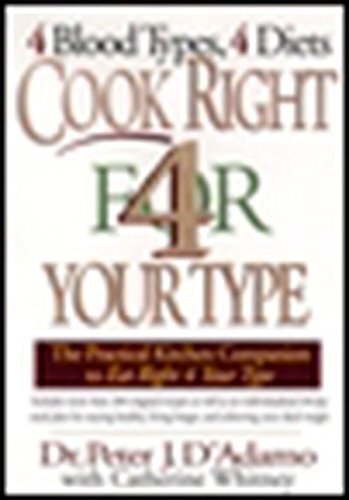 Cook Right 4 Your Type by Peter J. D’Adamo