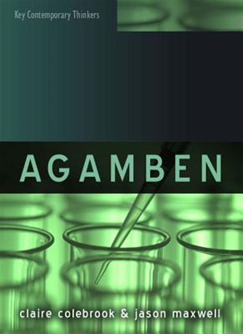 Agamben, Paperback by Colebrook, Claire; Maxwell, Jason, Brand New, Free ship…