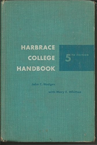 Hodge’s Harbrace College Handbook, Miller, Robert K.