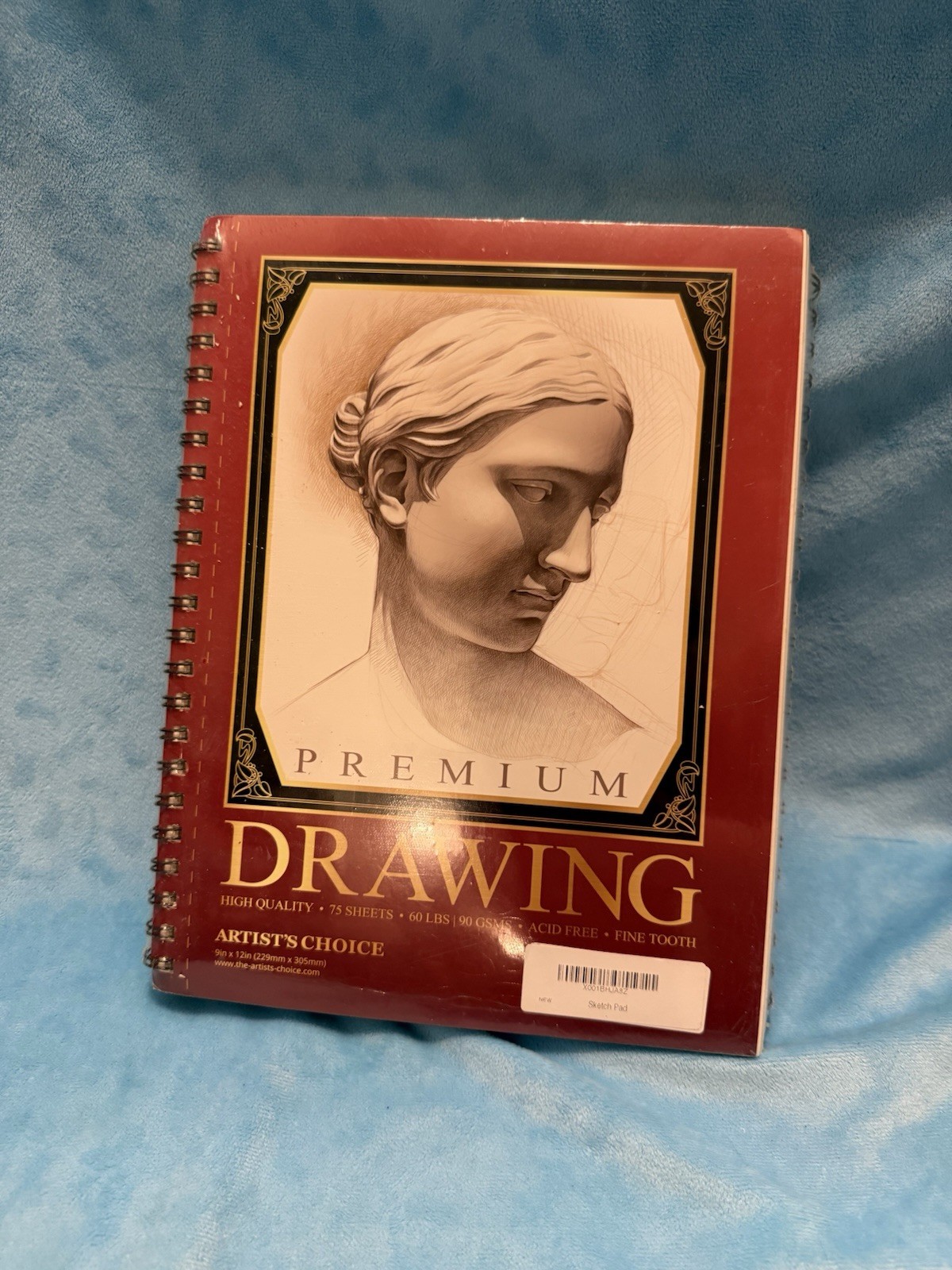SEALED🖌️ PREMIUM DRAWING: 75 SHEETS 60 LBS 90 GSMS ACID FREE 2 PACK Sketch Book