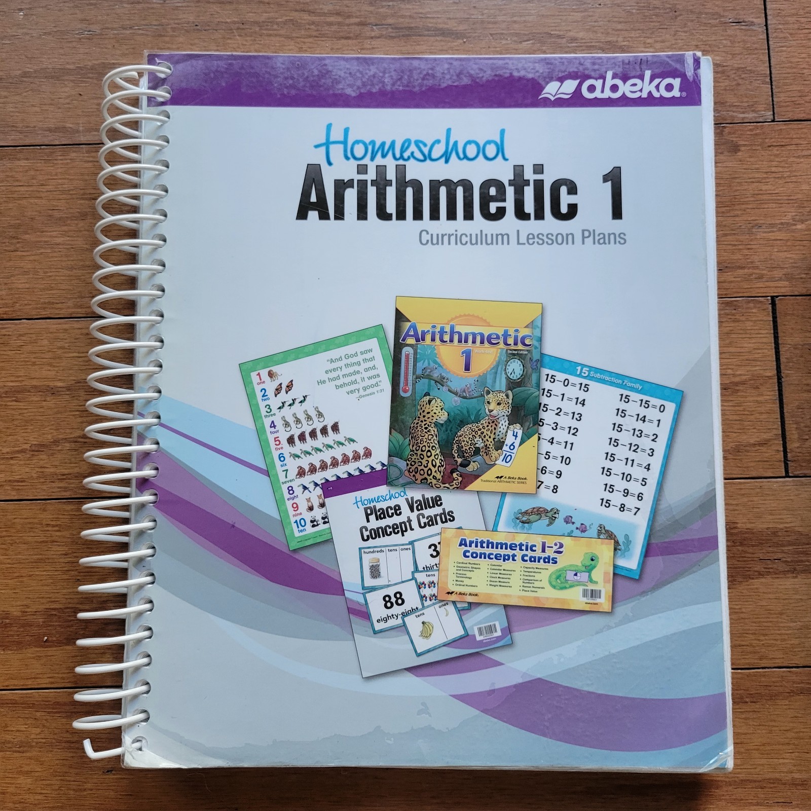 Abeka 1st Grade Math & Language Arts Teacher’s Answer Keys, 10 Books