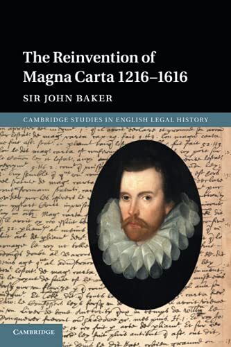 The Reinvention of Magna Carta 1216-1616, Baker 9781316637579 Free Shipping-,