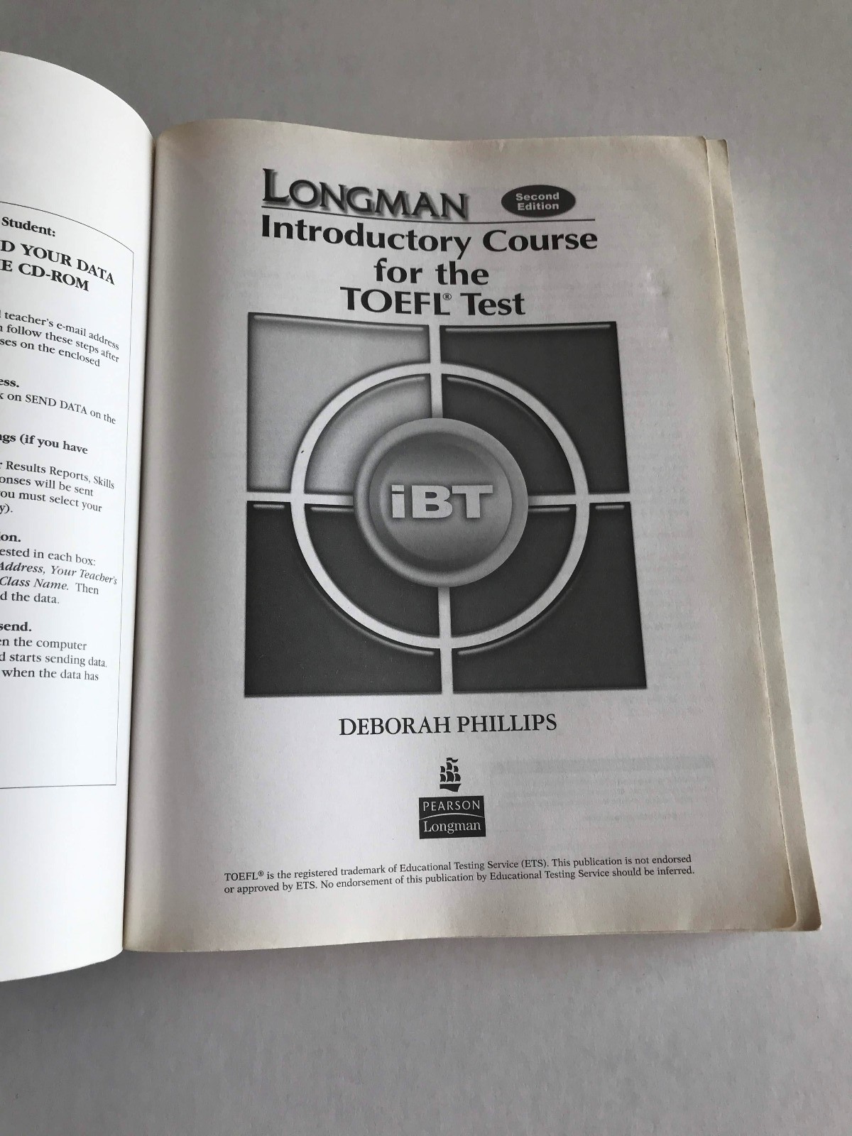 Longman Introductory Course for the TOEFL Test: iBT Student Book , CD, Ans Key
