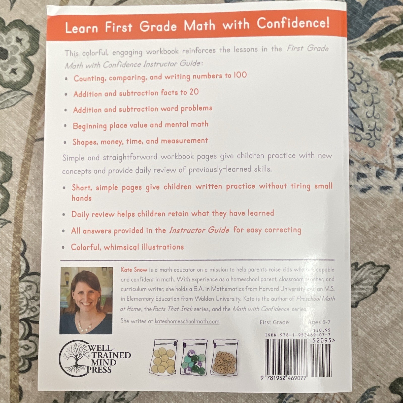 First Grade Math with Confidence Student Workbook Kate Snow PB