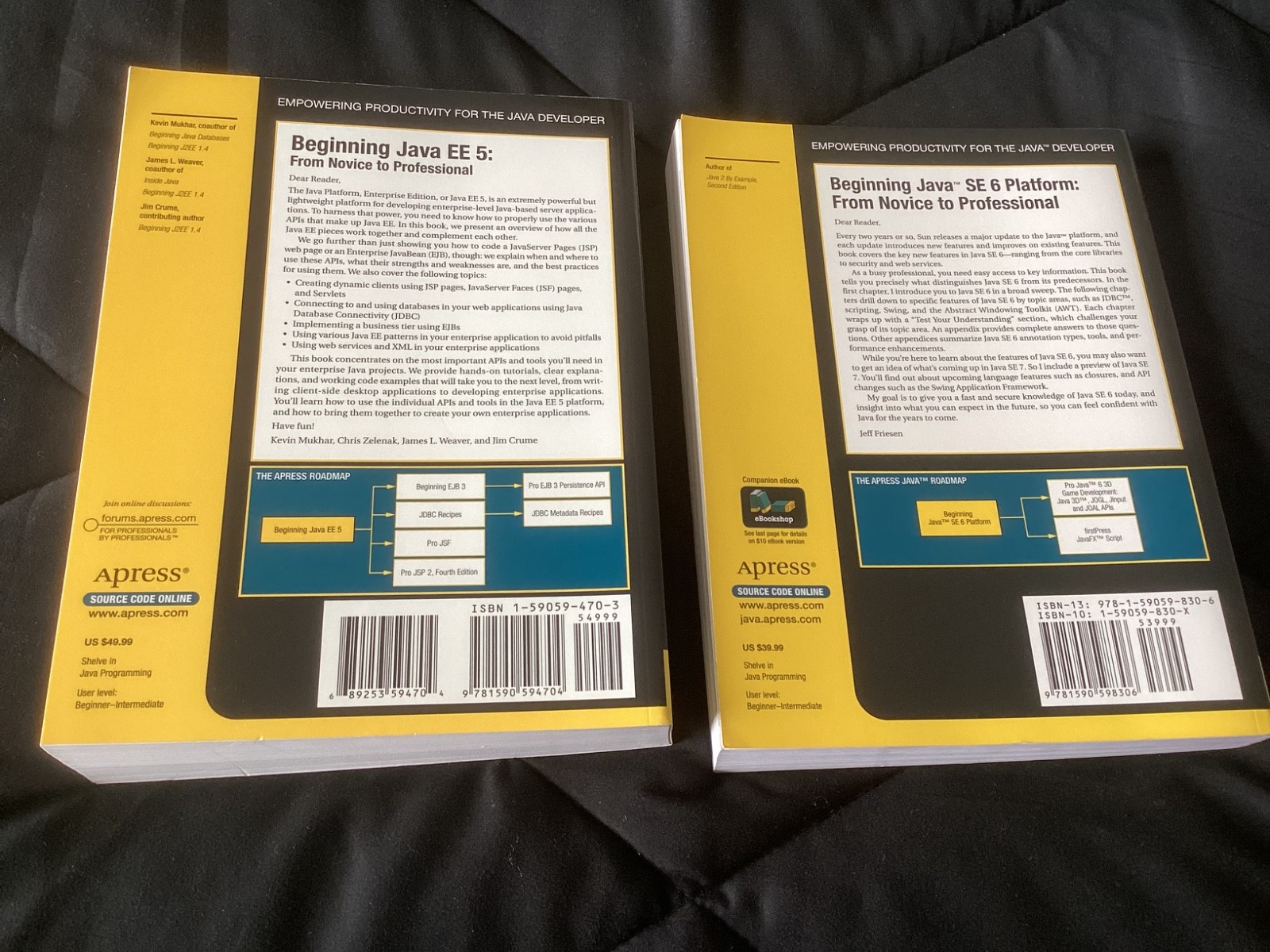 Apress Publishing Lot of 7 Python, Java, Ajax