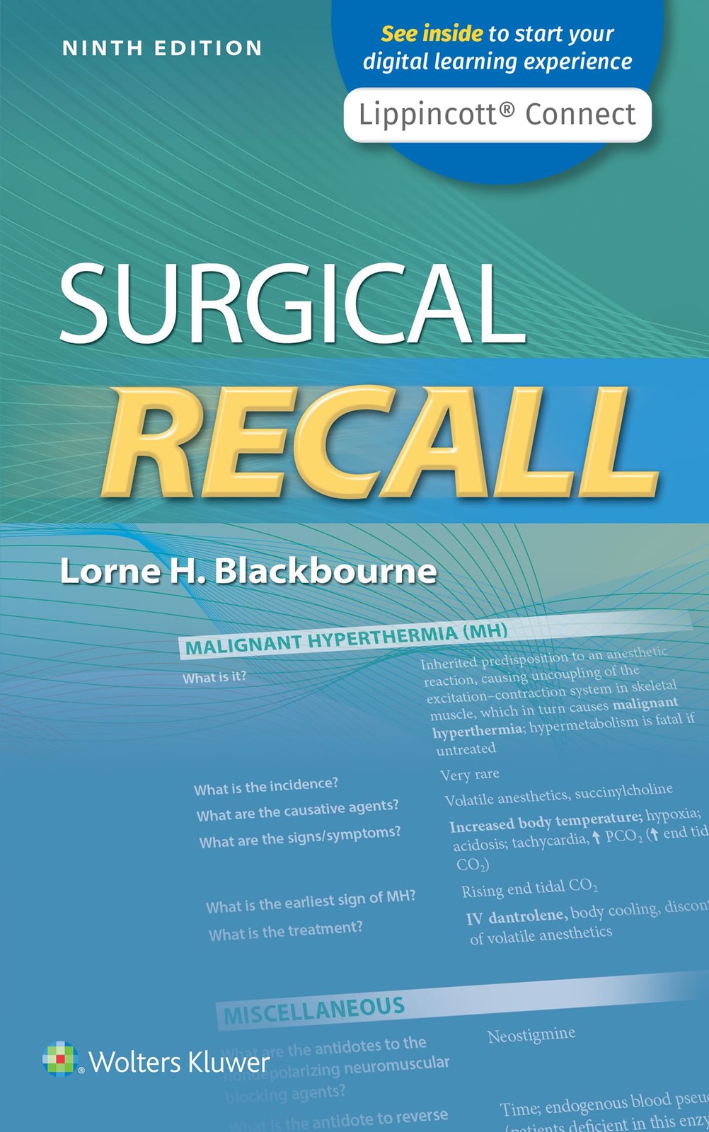 Surgical Recall by Lorne H., M.D. Blackbourne