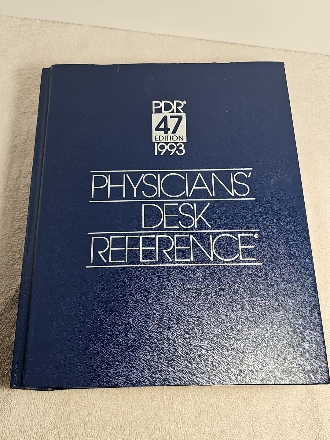 Vintage Medical Books Physicians’ Desk Reference PDR Edition 47 1993 Hardcover