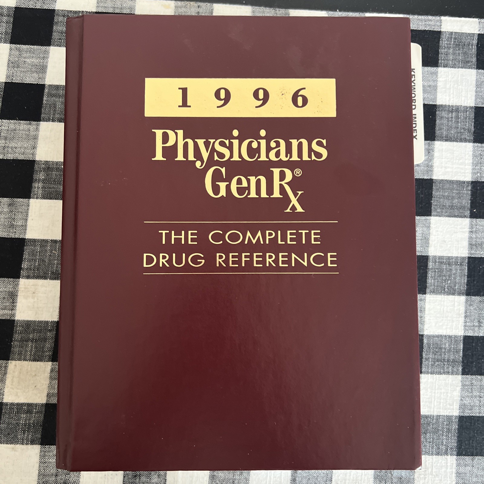*Vintage *1996 *Physicians GenRx *Complete Drug Reference Book *Mosby