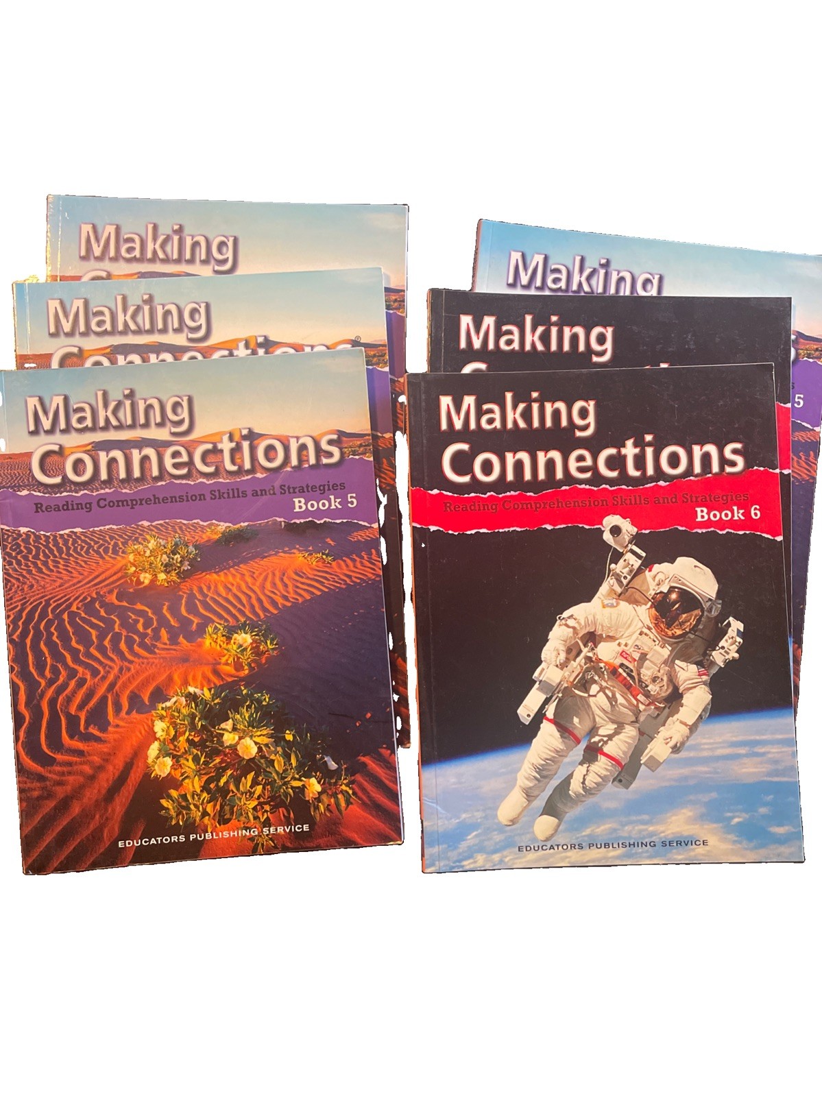 Making Connections Reading Comprehension, Skills, And Strategies Book 5, & 6.