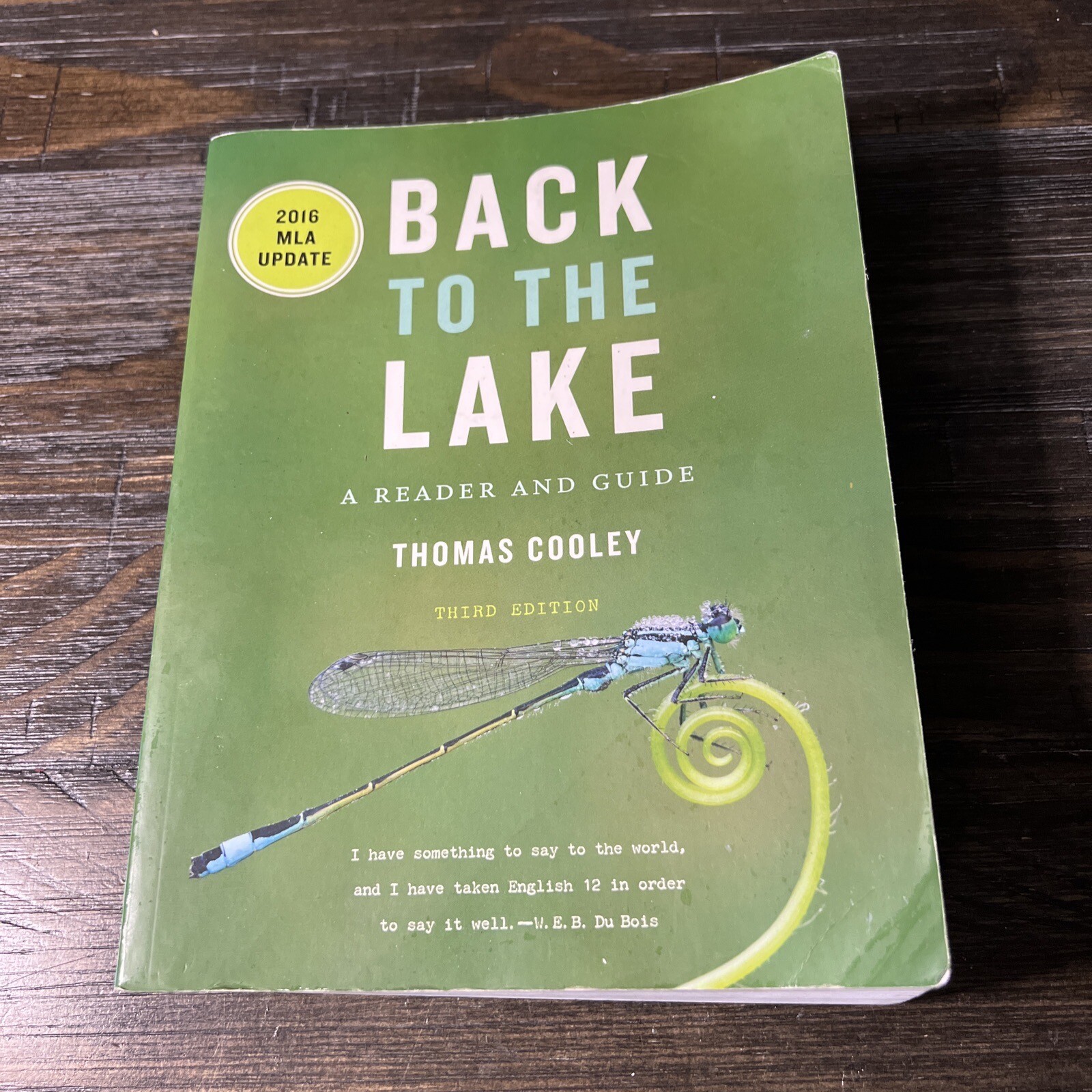 Back To The Lake Paperback Book A Reader And Guide By Thomas Cooley Third Edit.