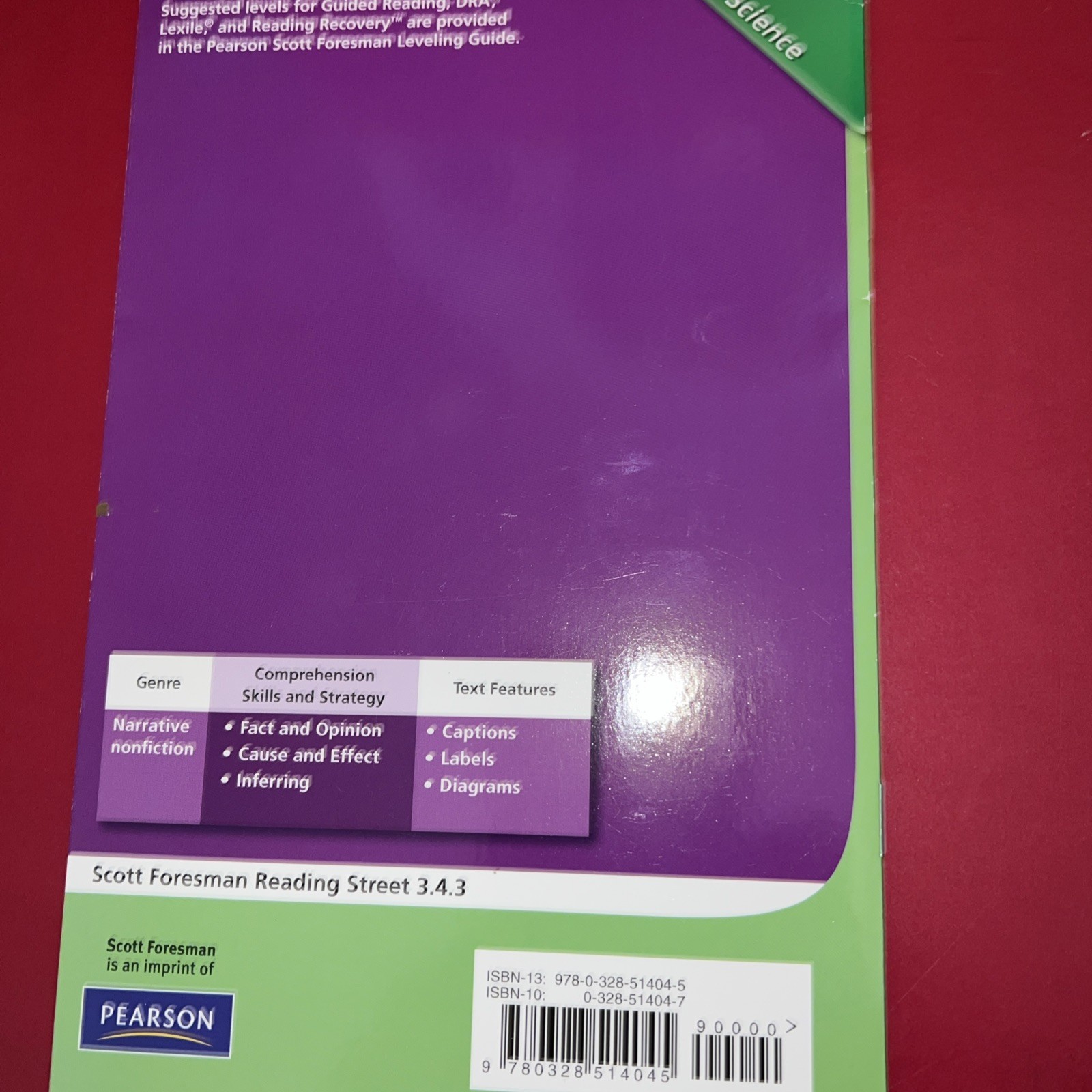 Reading 2011 Leveled Reader Grade 3. 4. 3 below-Level:grandpas Rock Kit by Scott