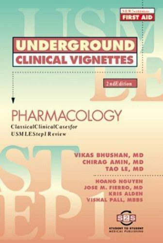 Underground Clinical Vignettes-Pharmacology, Bhushan, Vikas, Good Book