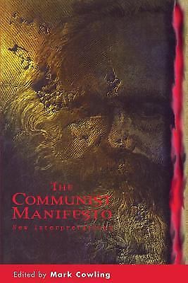 The Communist Manifesto by Mark Cowling 1998 Hardcover Never Read, NO DJ